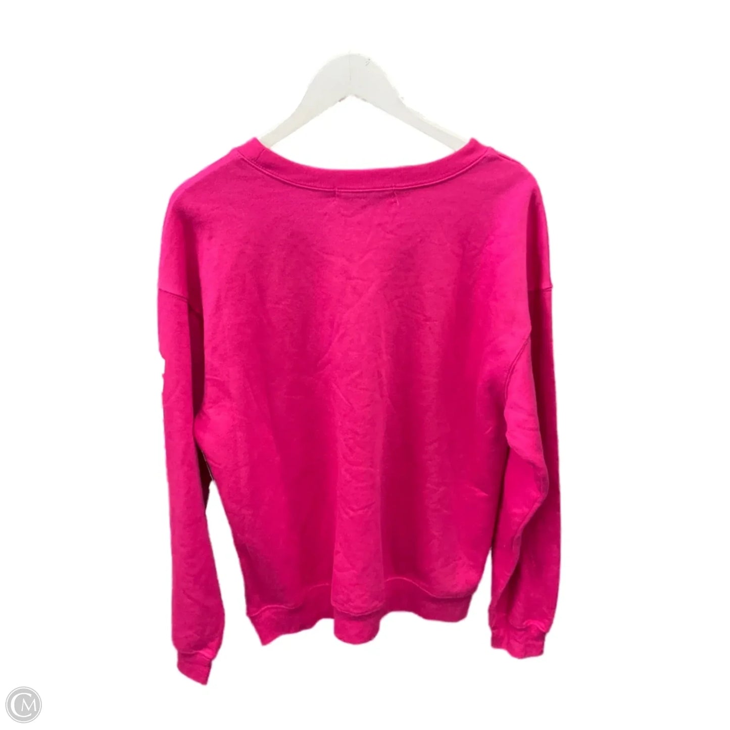 Sweatshirt Crewneck By Cme In Pink, Size: L