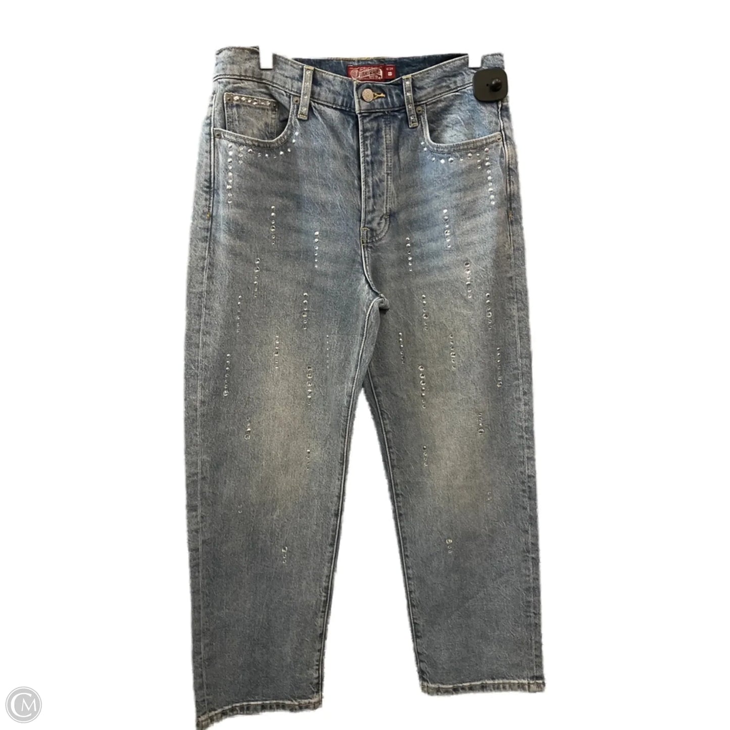 Jeans Wide Leg By Lucky Brand In Blue Denim, Size: 6