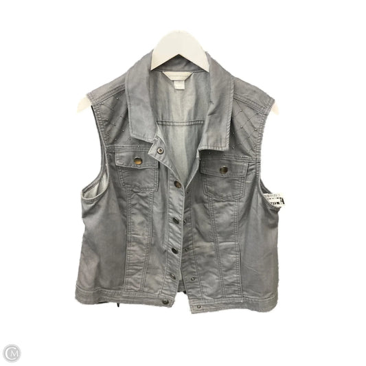 Vest Other By Christopher And Banks In Grey, Size: Xl