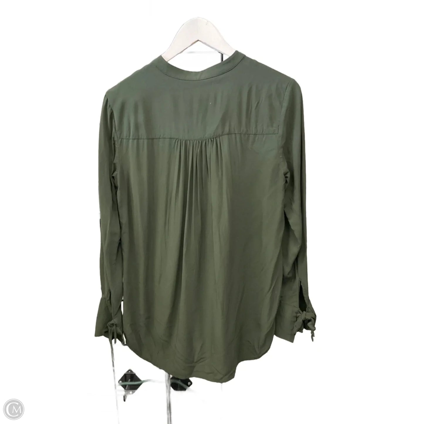 Top Long Sleeve By Loft In Green, Size: S
