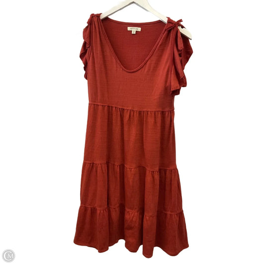 Dress Casual Short By Max Studio In Orange, Size: S