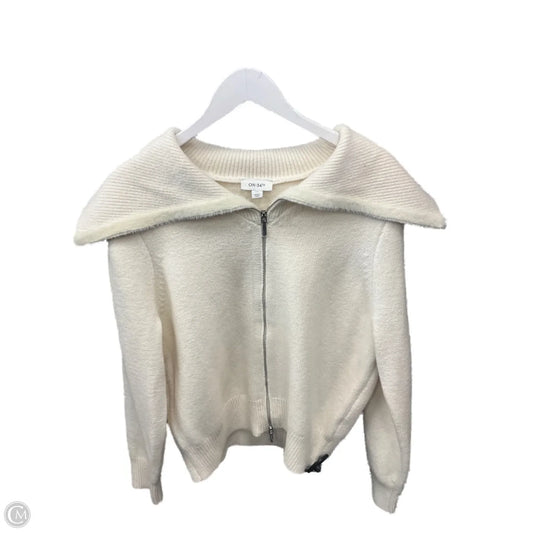 Sweater By On 34th In Cream, Size: Xxl