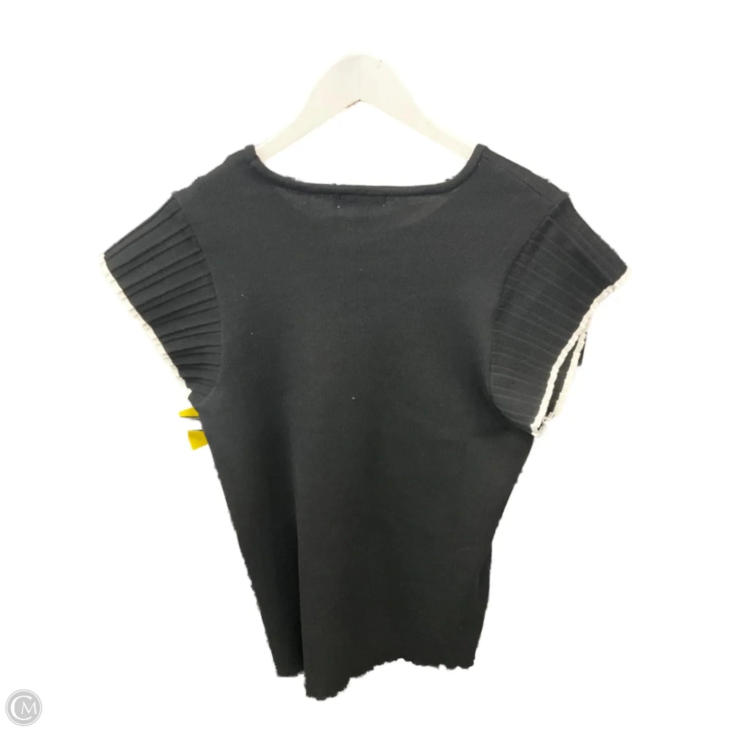 Top Short Sleeve By Cato In Black, Size: 3x