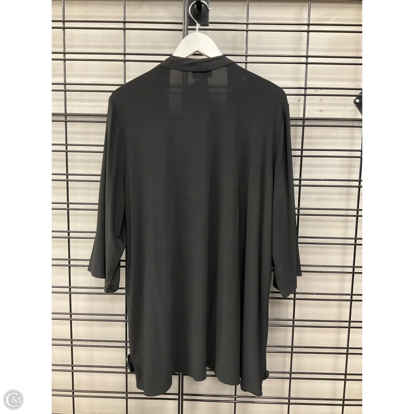 Cardigan By Catherines In Black, Size: 1x