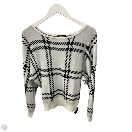 Sweater By Express In White, Size: S