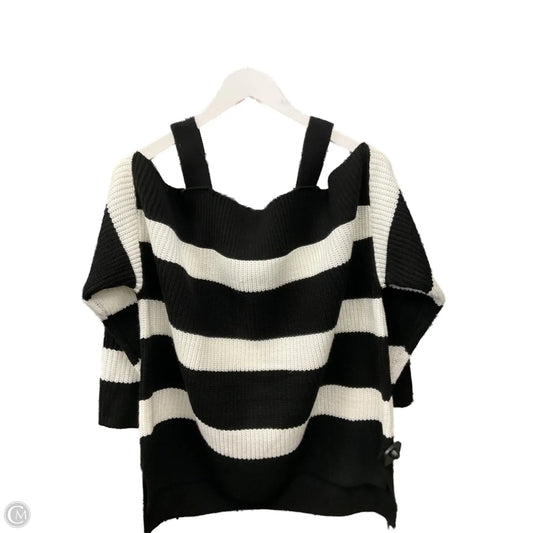 Sweater By New York And Co In Black & White, Size: Xl