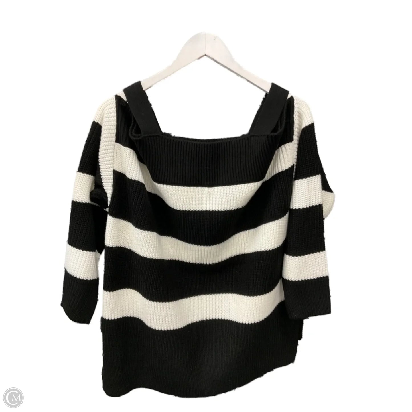 Sweater By New York And Co In Black & White, Size: Xl
