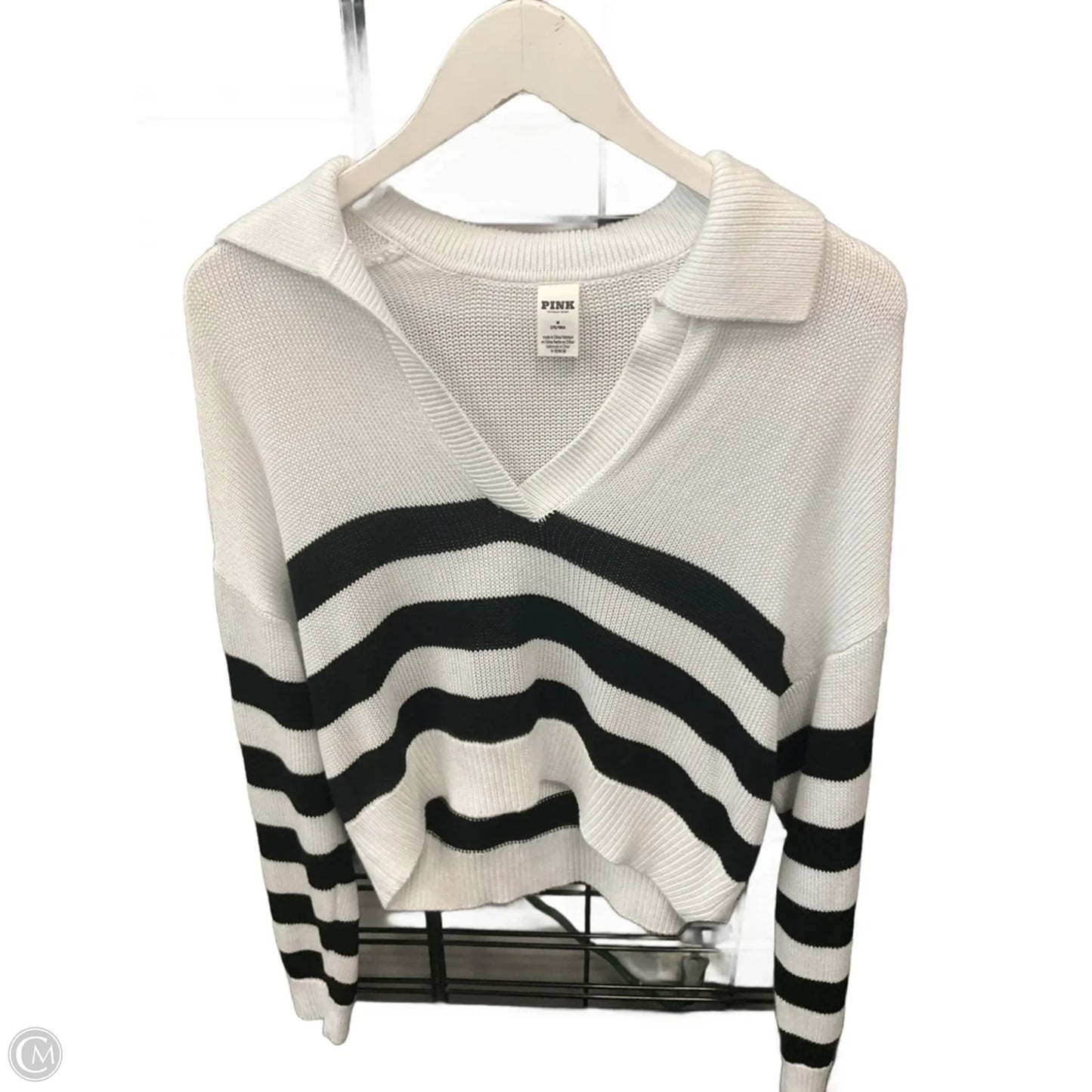 Sweater By Pink In White, Size: M