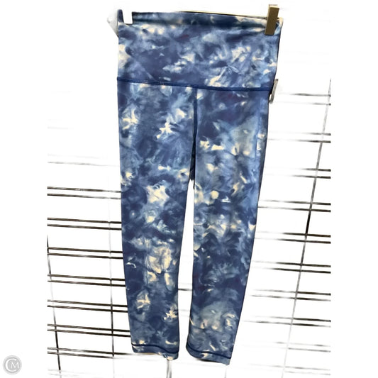 Athletic Leggings By Lululemon In Blue, Size: 6