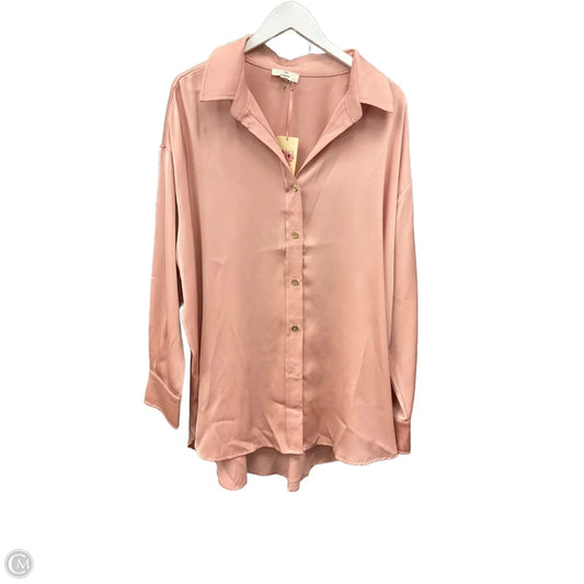 Tunic Long Sleeve By Entro In Coral, Size: Xl