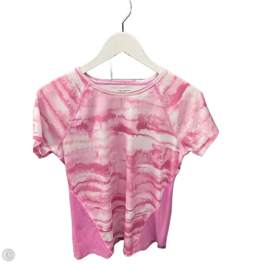 Athletic Top Short Sleeve By Tek Gear In Pink, Size: S