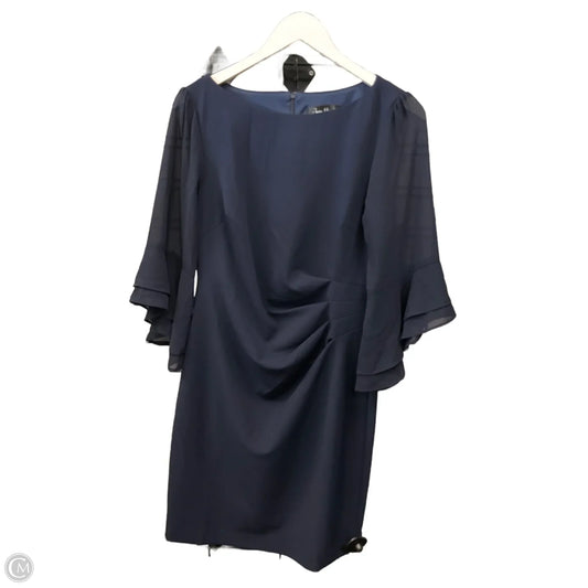 Dress Casual Midi By Jessica Howard In Navy, Size: M