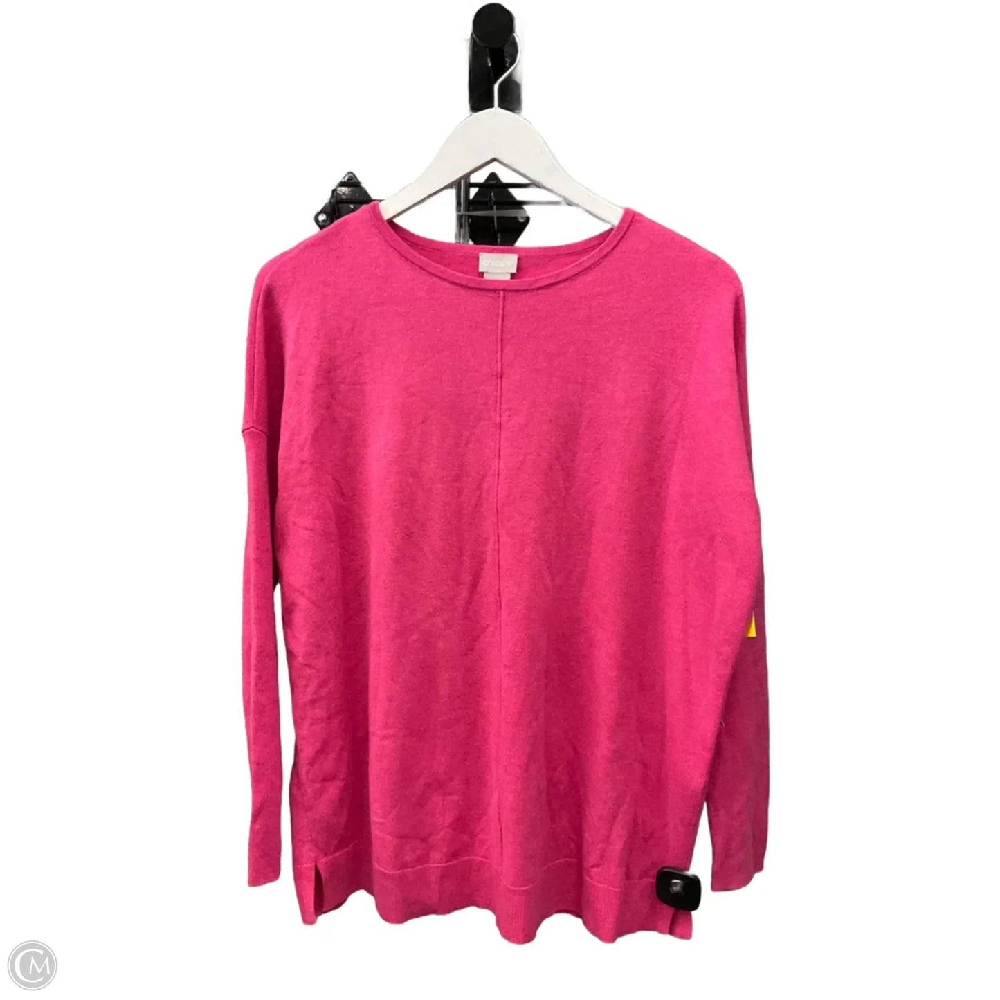 Sweater By Chicos In Pink, Size: S