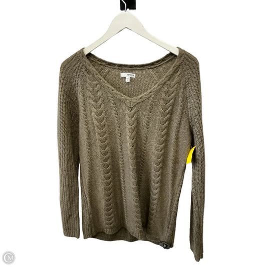 Sweater By Sonoma In Taupe, Size: M