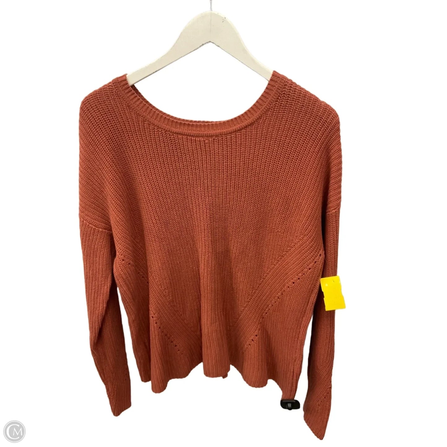 Sweater By Lucky Brand In Orange, Size: S