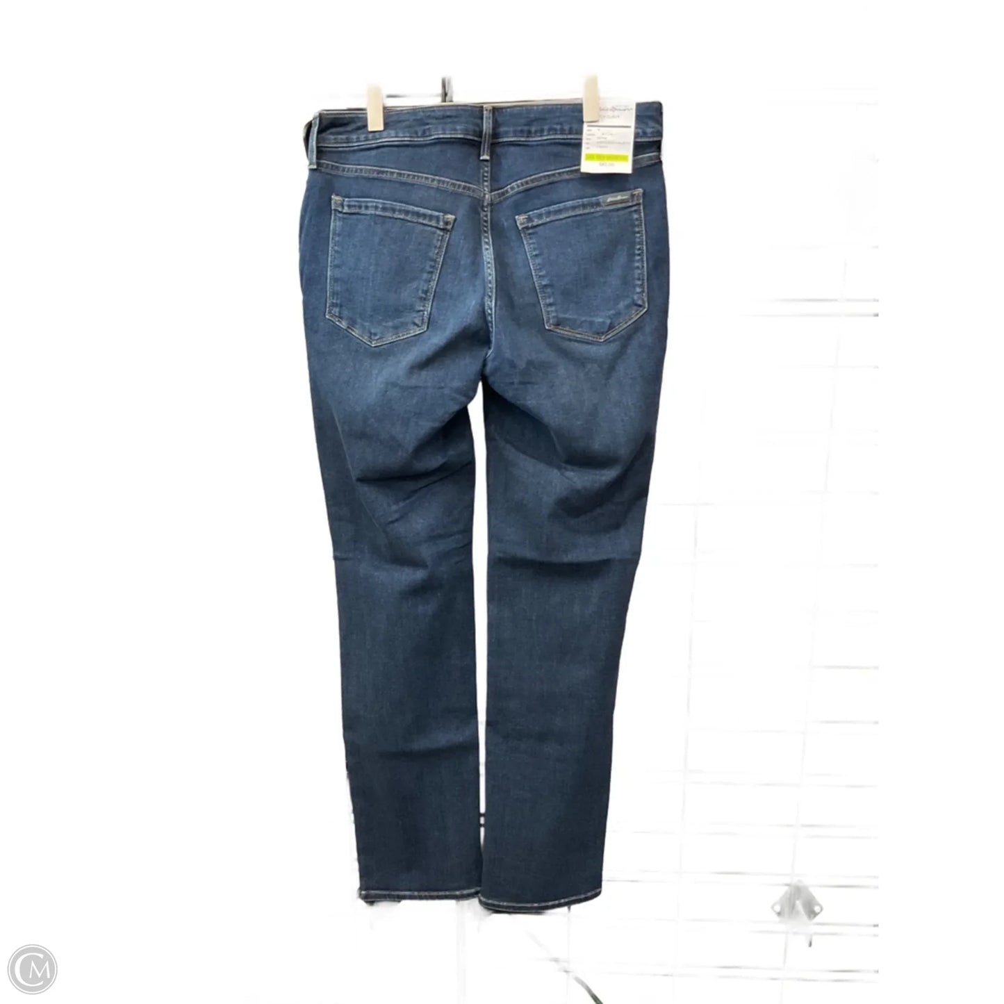 Jeans Straight By Eddie Bauer In Blue Denim, Size: 10