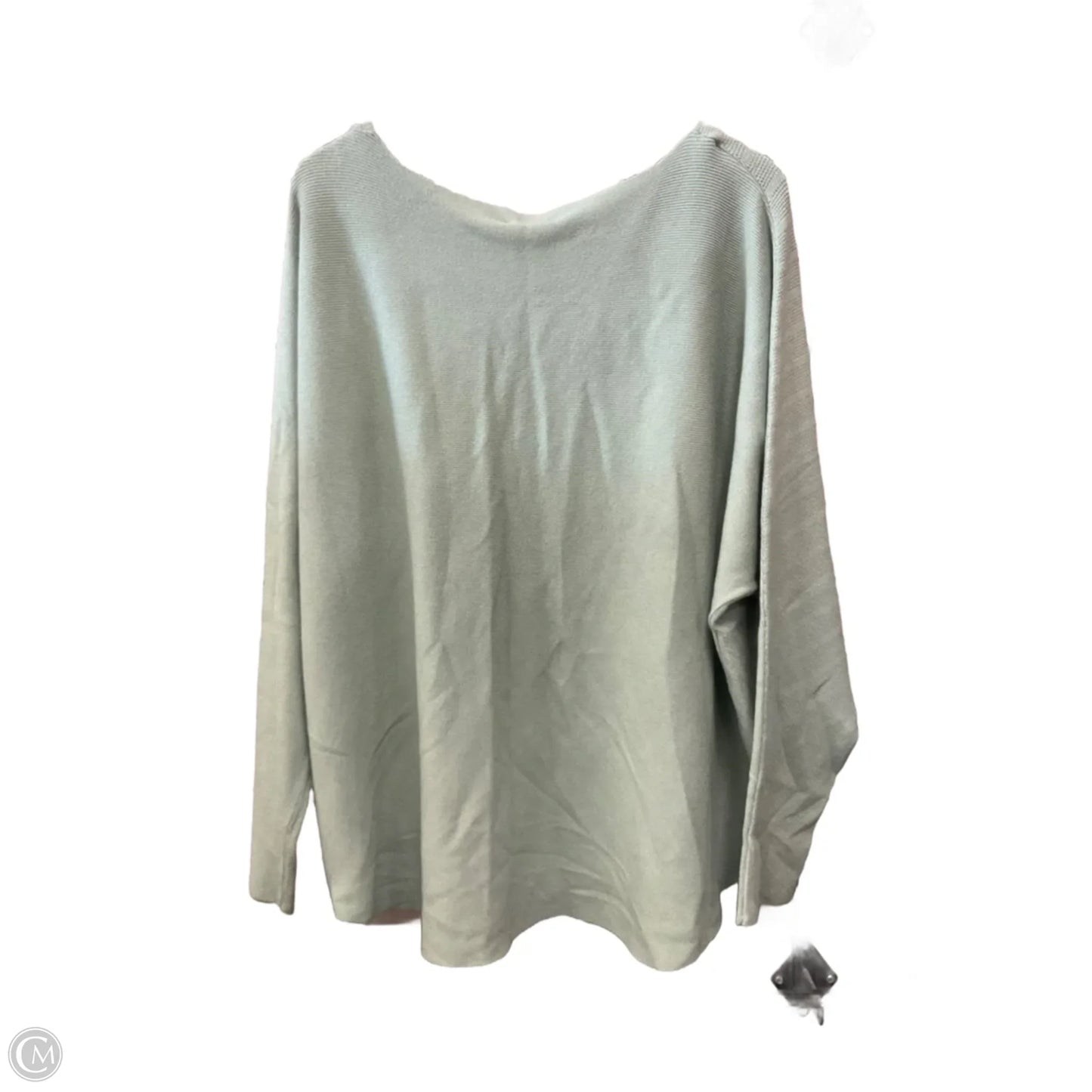 Top Long Sleeve By Vila Milano In Green, Size: 2x
