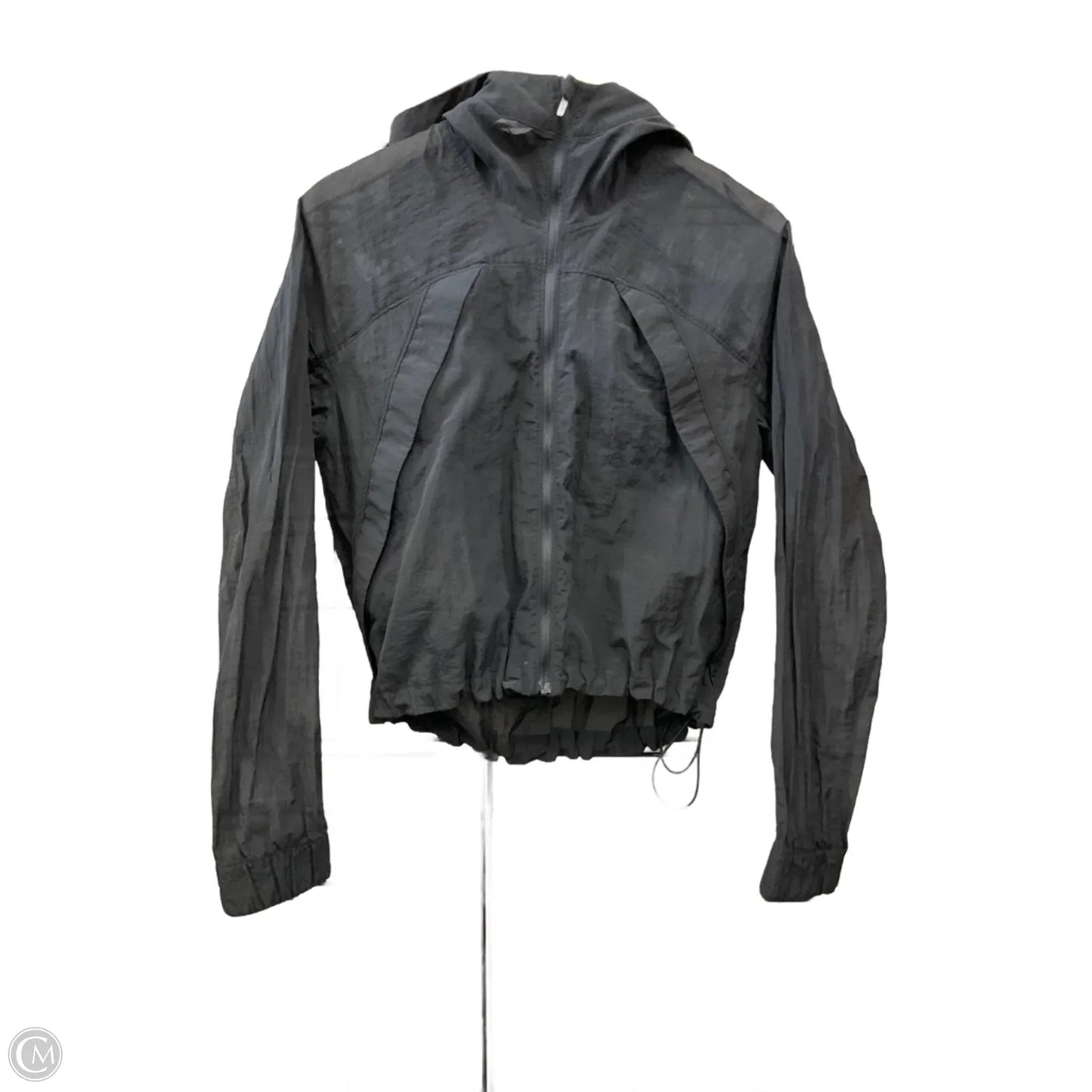 Athletic Jacket By Lululemon In Black, Size: Xs