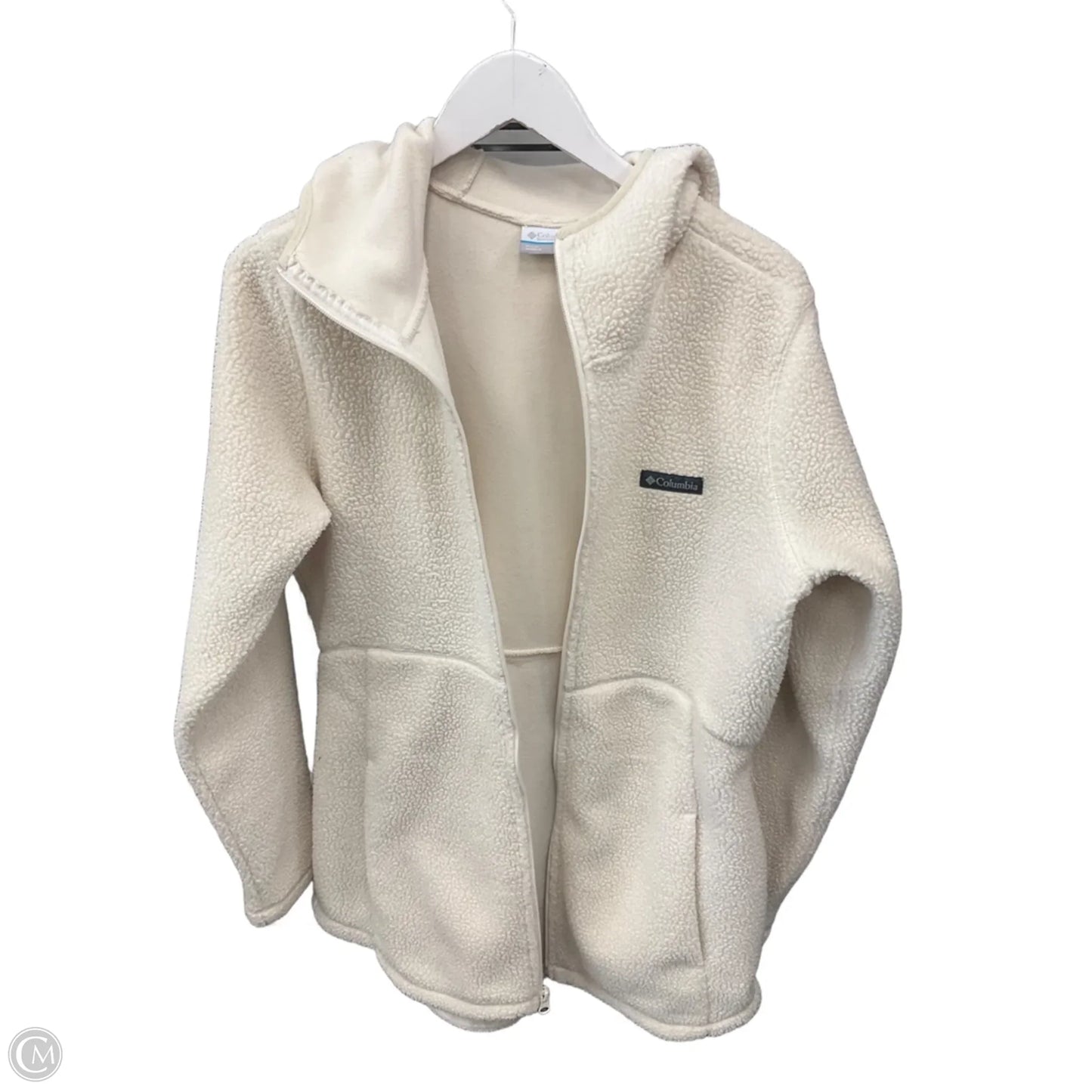 Jacket Fleece By Columbia In Cream, Size: L