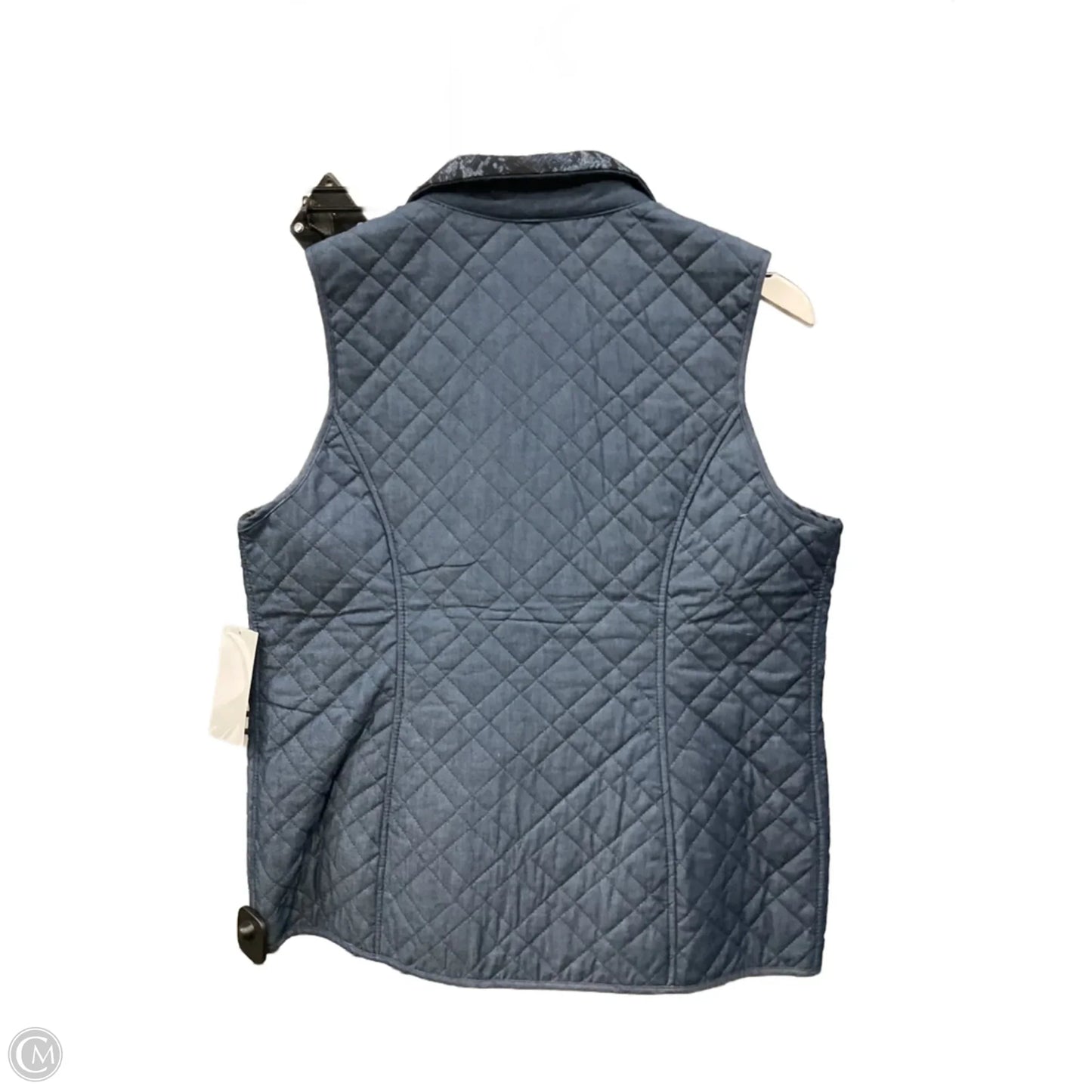 Vest Puffer & Quilted By Chicos In Blue, Size: M