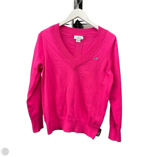 Sweater By Vineyard Vines In Pink, Size: M
