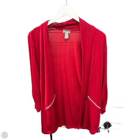 Cardigan By Chicos In Red, Size: M
