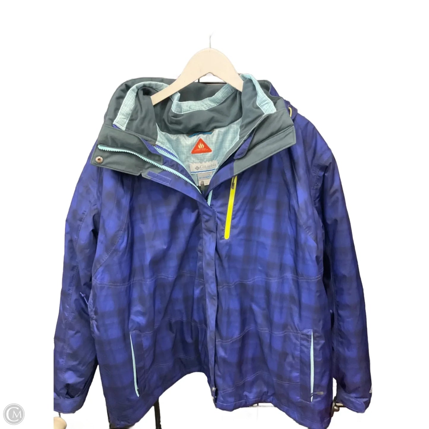 Coat Parka By Columbia In Blue, Size: 3x