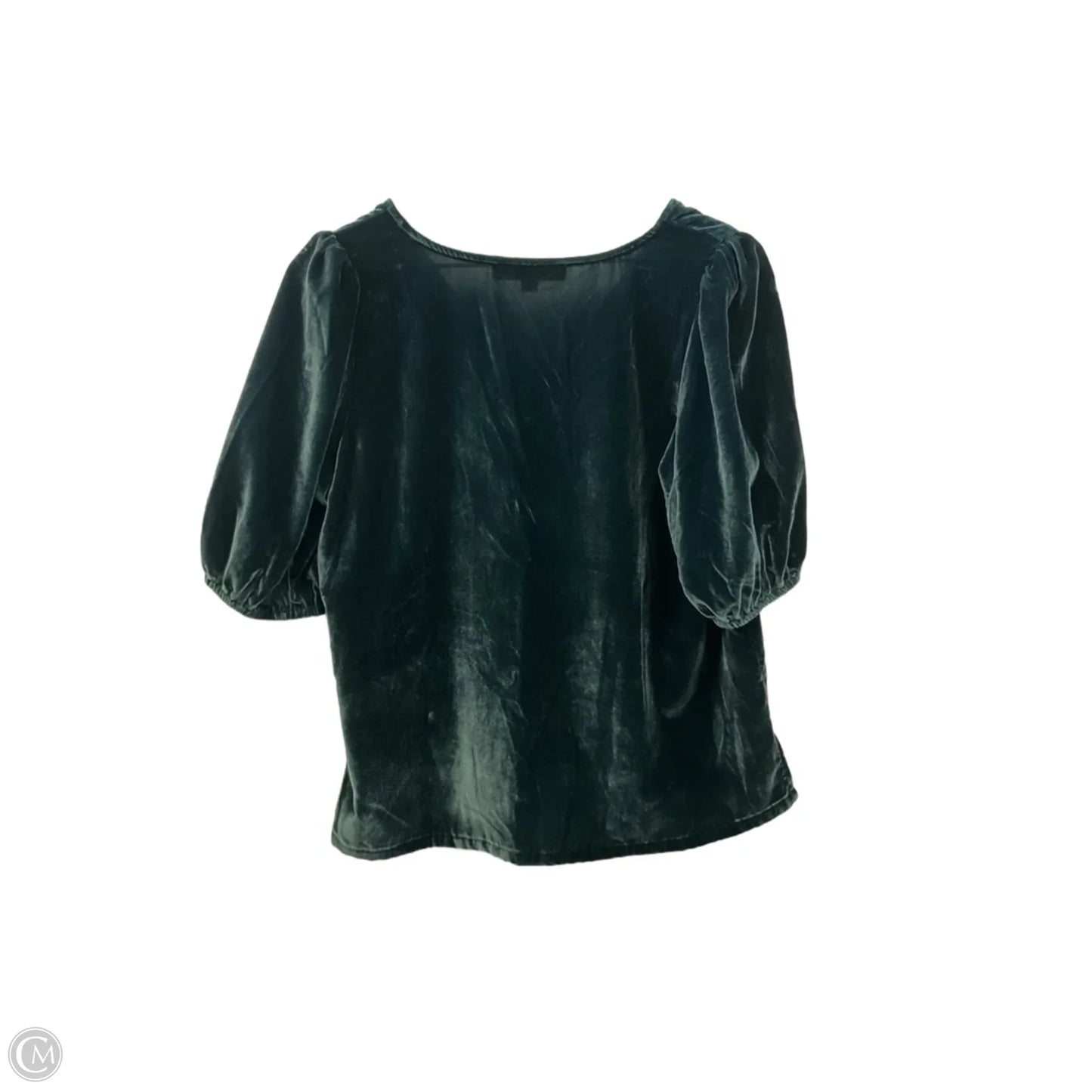 Top Short Sleeve By Loft In Green, Size: S