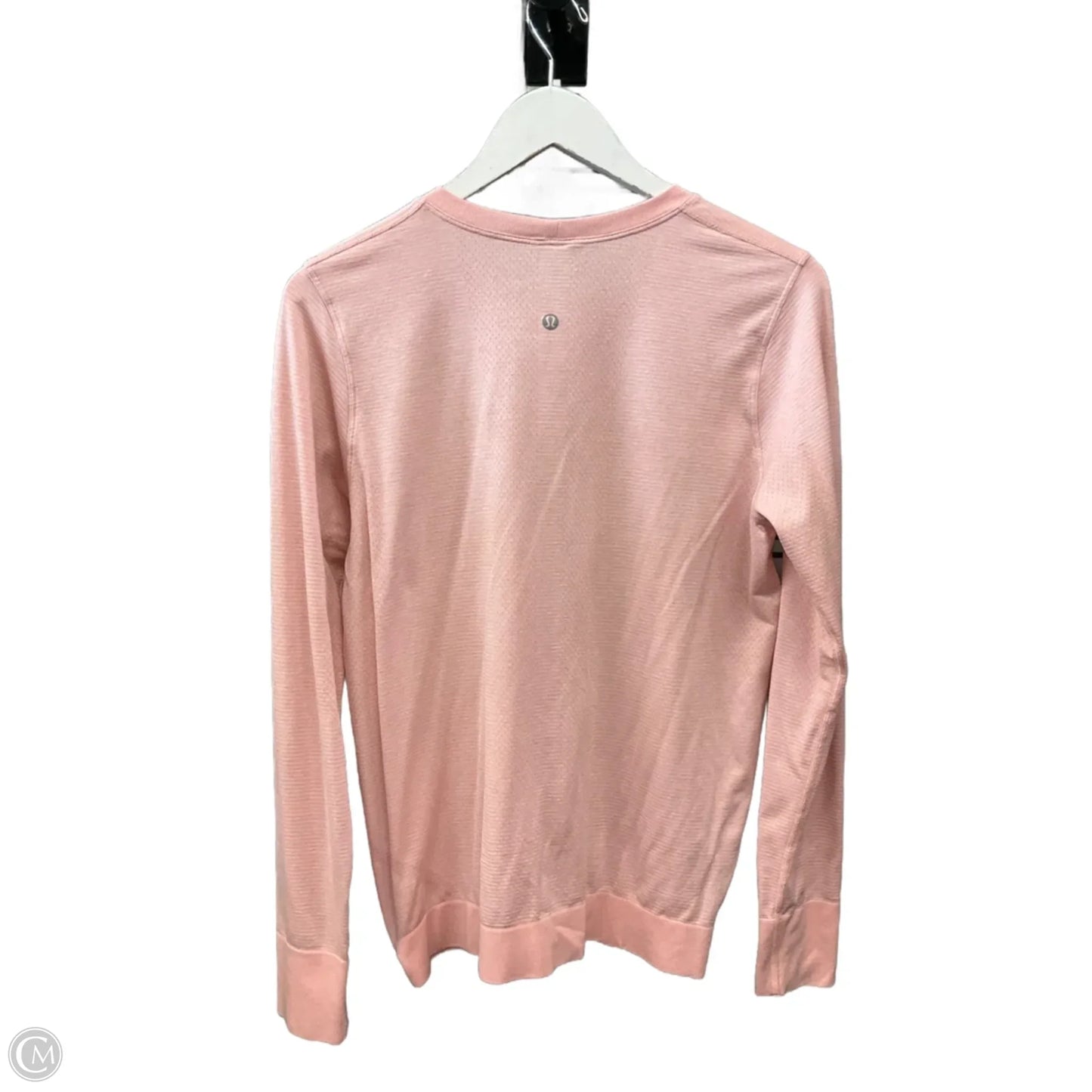 Athletic Top Long Sleeve Crewneck By Lululemon In Pink, Size: 8