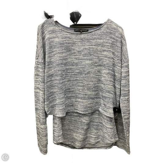 Tunic Long Sleeve By White House Black Market In Blue, Size: L