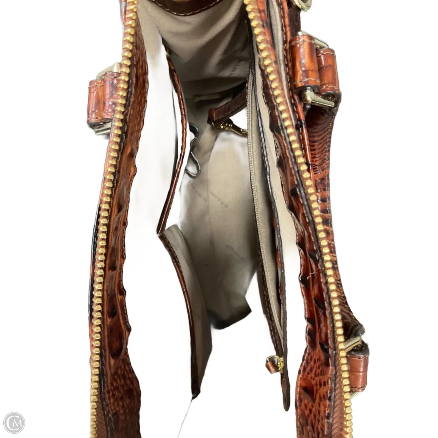 Handbag Designer By Brahmin, Size: Medium