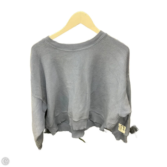 Top Long Sleeve By Aerie In Blue, Size: M