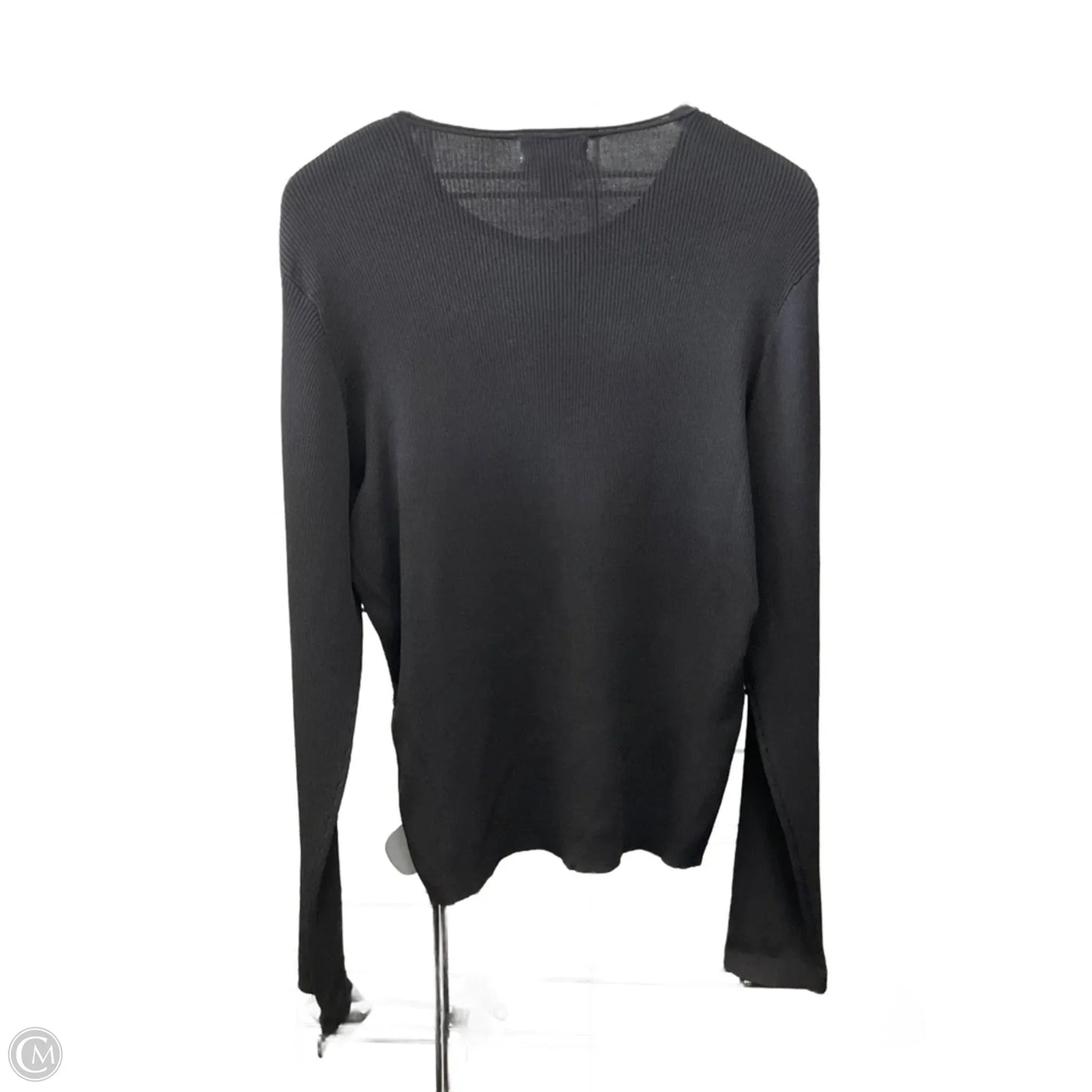 Cardigan By Clothes Mentor In Black & White, Size: Xl