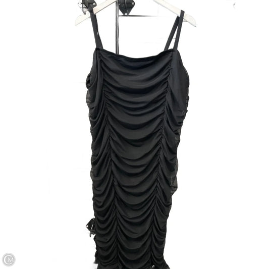 Dress Party Midi By Torrid In Black, Size: 3x