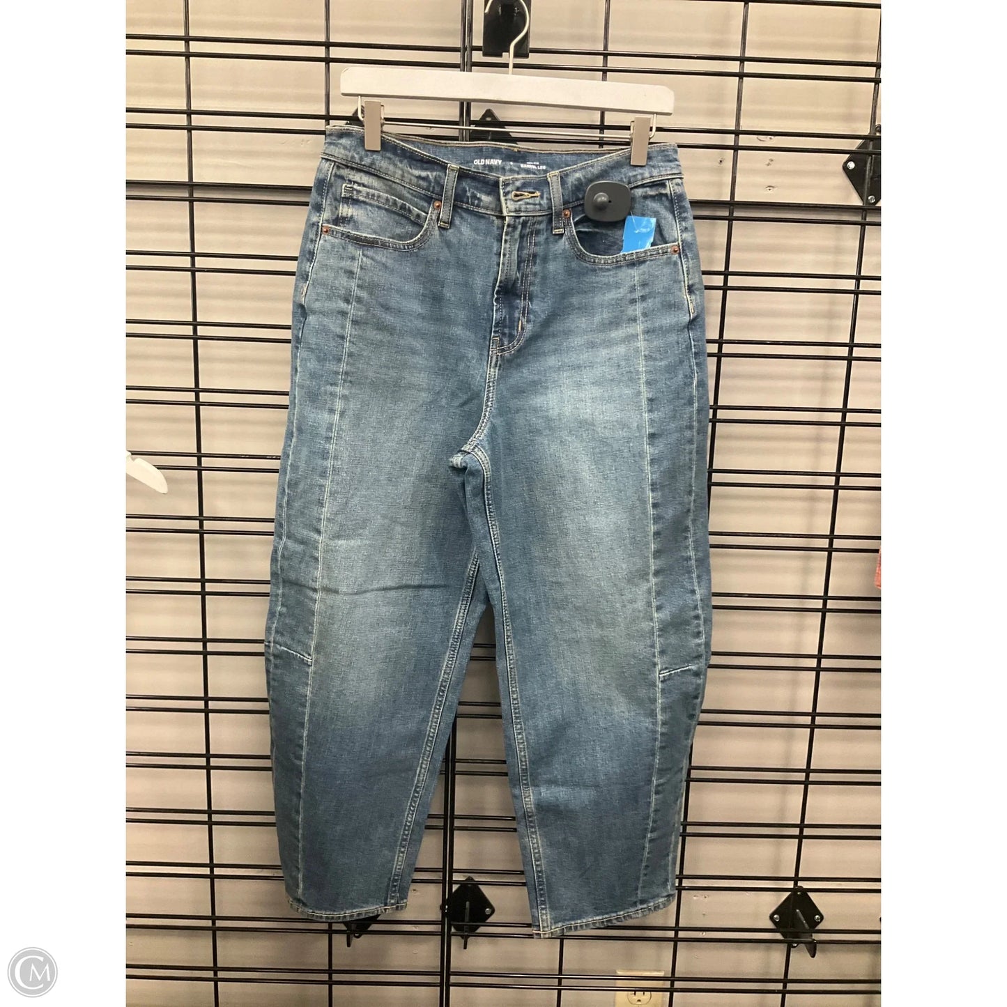 Jeans Wide Leg By Old Navy In Blue Denim, Size: 8