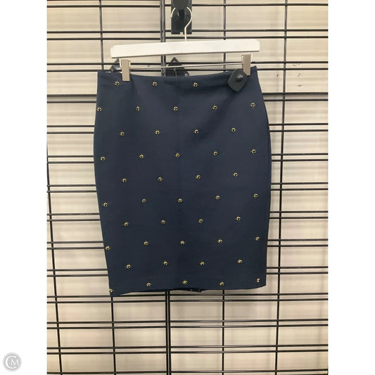 Skirt Mini & Short By Ann Taylor In Navy, Size: S