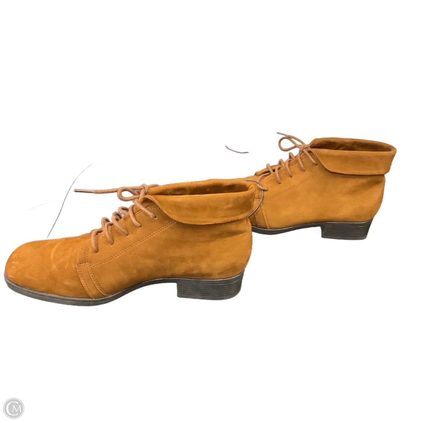 Boots Ankle Heels By St Johns Bay In Brown, Size: 7.5