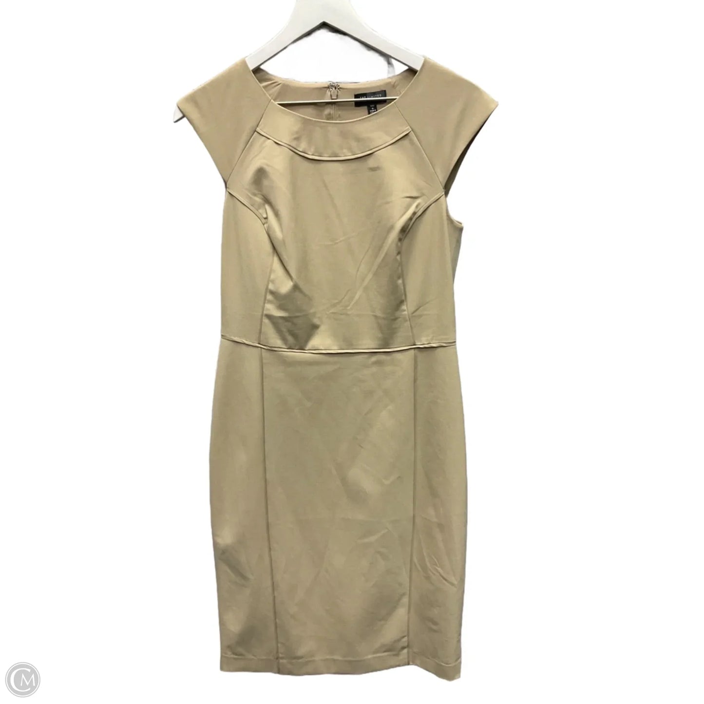 Dress Casual Midi By Limited In Beige, Size: S