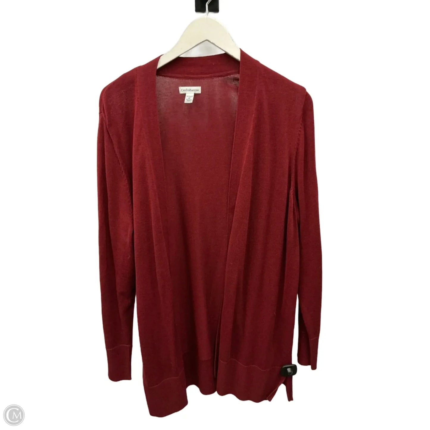 Cardigan By Croft And Barrow In Red, Size: 1x