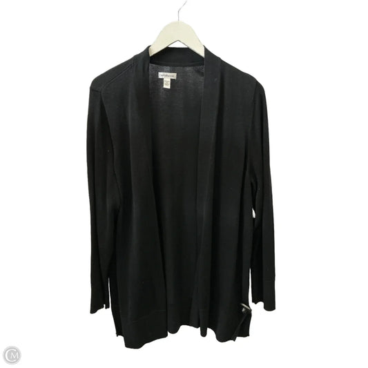 Cardigan By Croft And Barrow In Black, Size: 1x