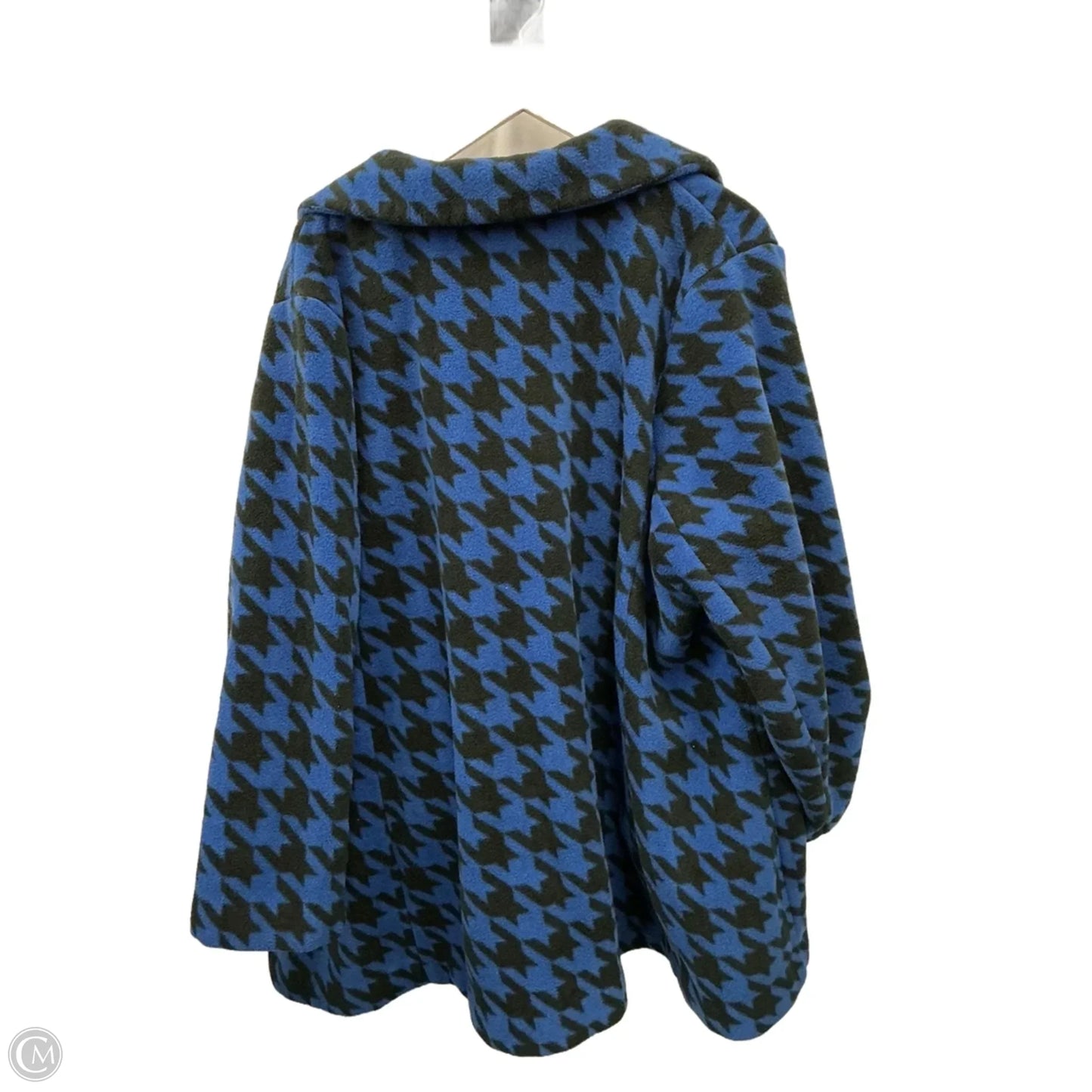 Jacket Fleece By Bob Mackie Qvc In Blue, Size: 3x