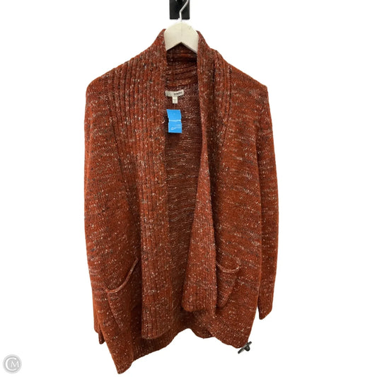 Sweater Cardigan By Sonoma In Orange, Size: L
