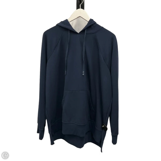 Sweatshirt Hoodie By Athletic Works In Navy, Size: Xxl