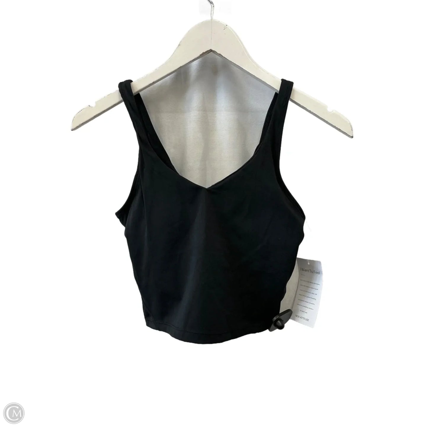 Athletic Bra By Clothes Mentor In Black, Size: S