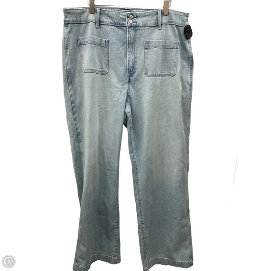 Jeans Wide Leg By Old Navy In Blue Denim, Size: 18