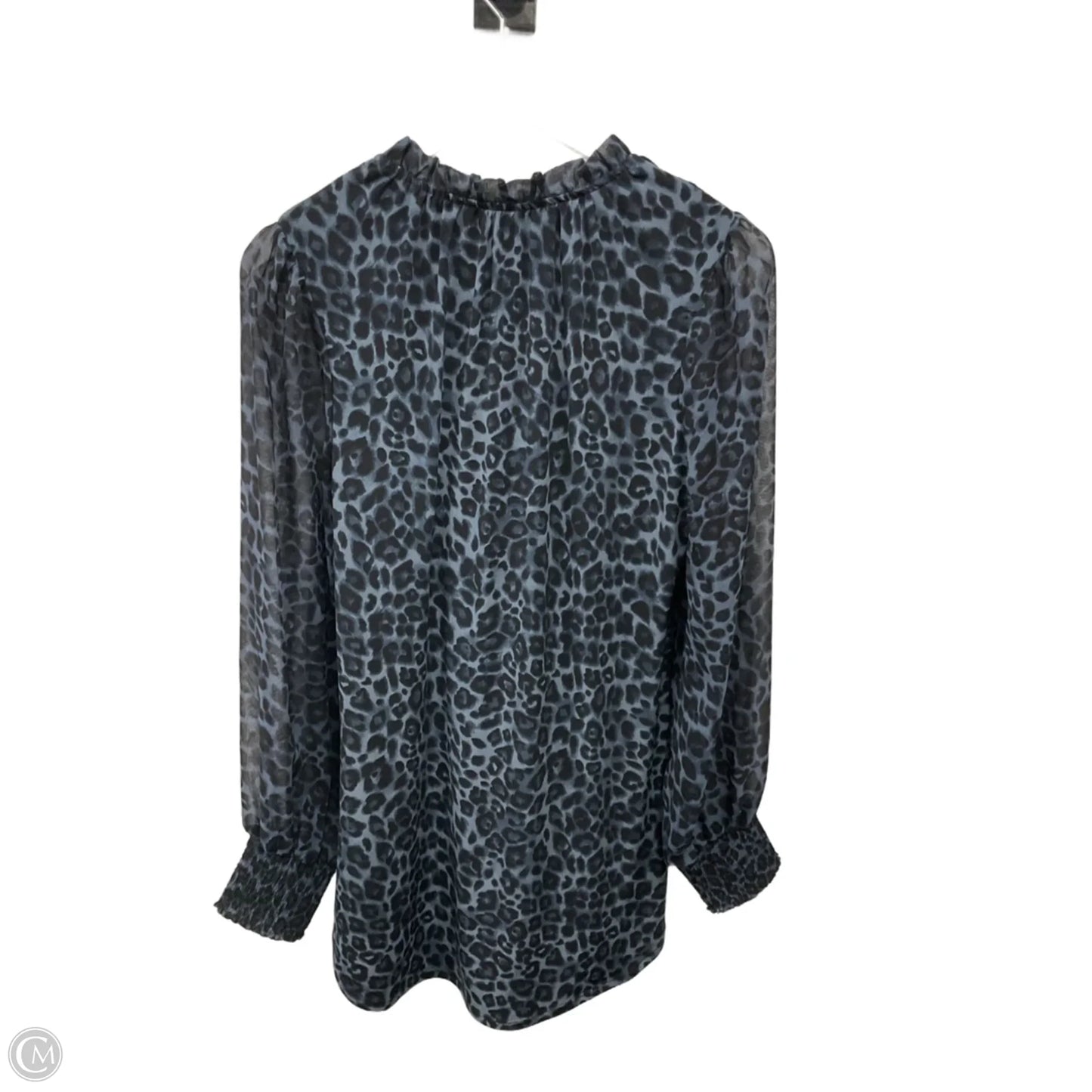 Tunic Long Sleeve By White House Black Market In Blue, Size: S