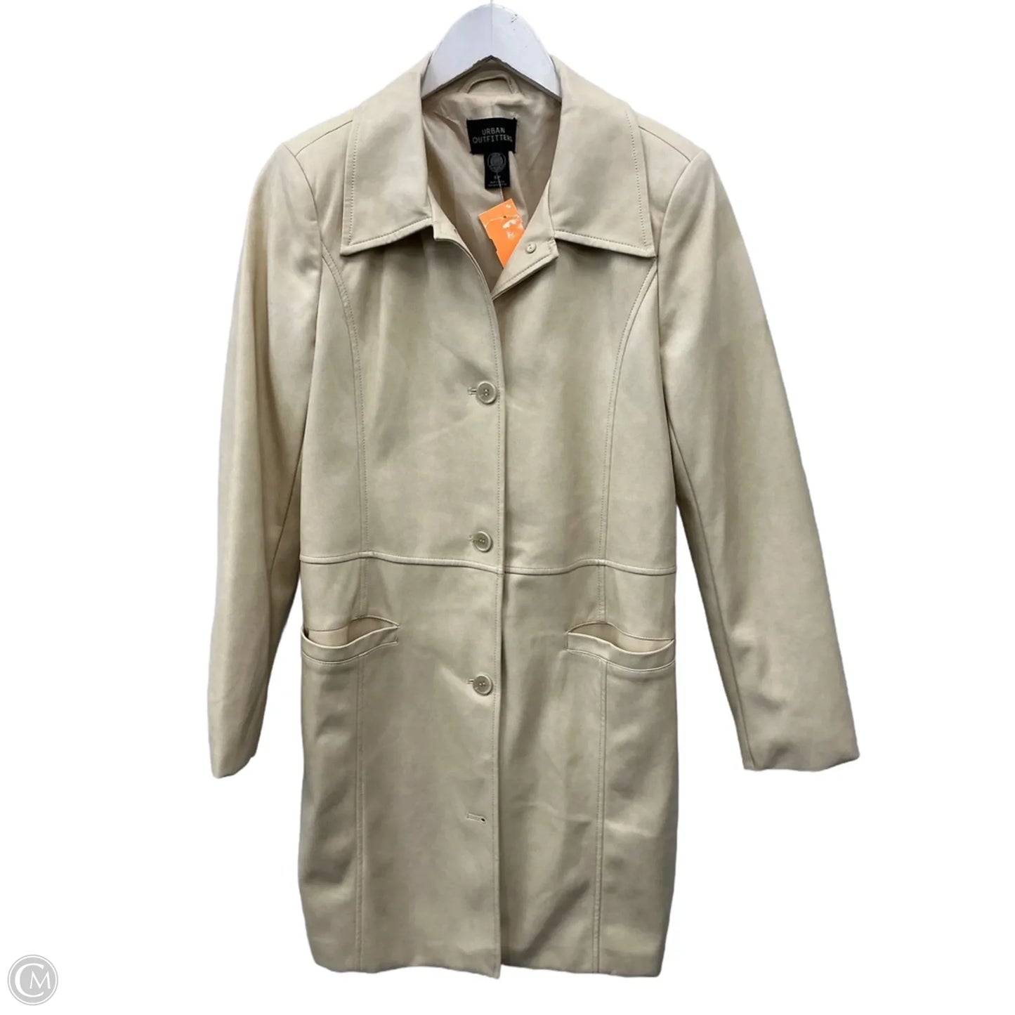 Coat Other By Urban Outfitters In Cream, Size: S