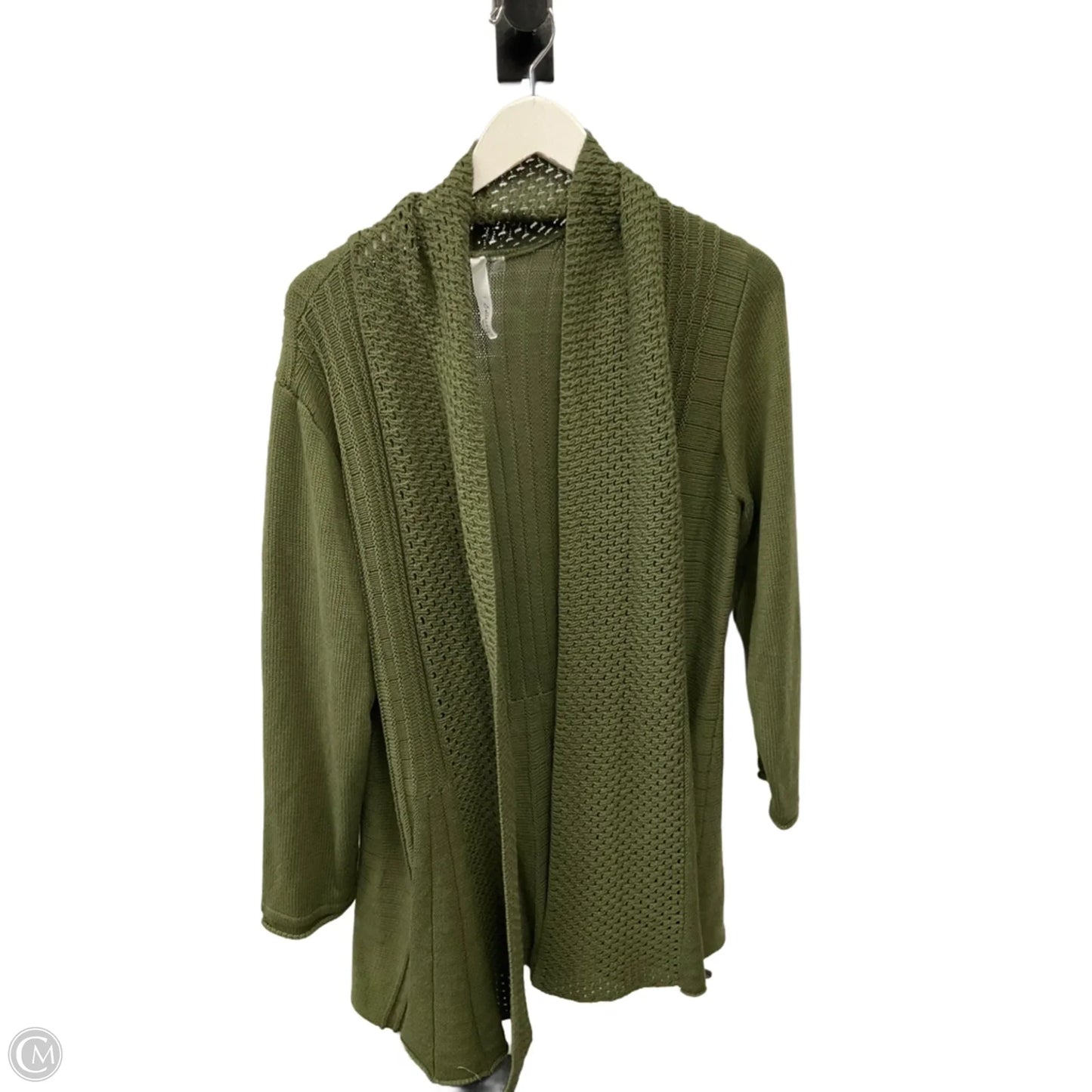 Sweater Cardigan By Ny Collection In Green, Size: 2x