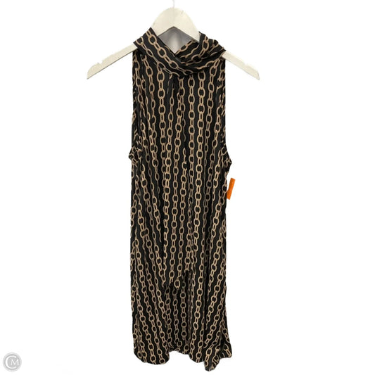 Dress Casual Short By Worthington In Black & Gold, Size: M