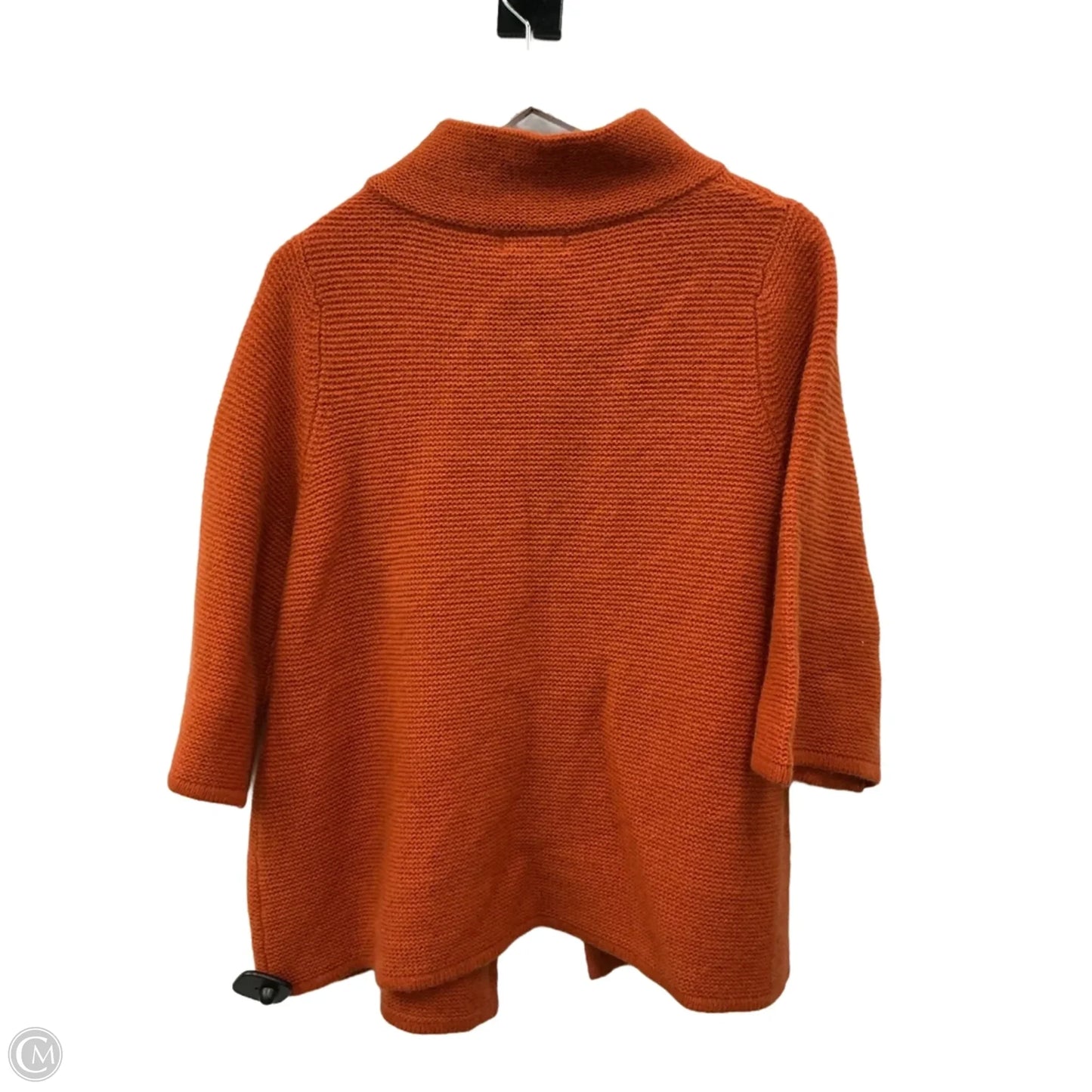 Sweater Cardigan By Carole Little In Orange, Size: 1x